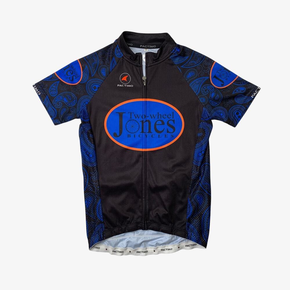 Pactimo Cycling Jersey Men S Small Full Zip Semi Fitted Two Wheel Jones Bicycles